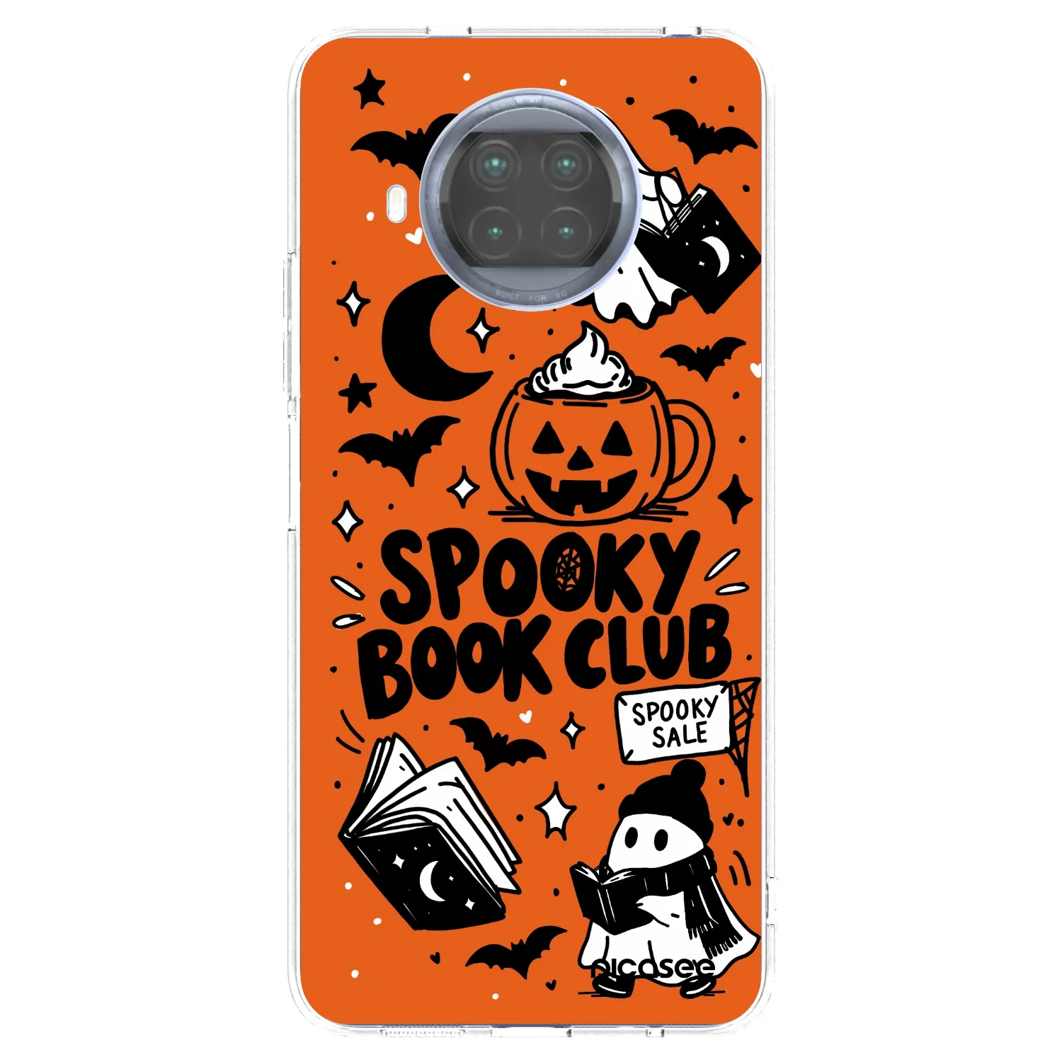 Picasee silikonska prozirna maskica za Xiaomi Mi 10T Lite - Spooky book club