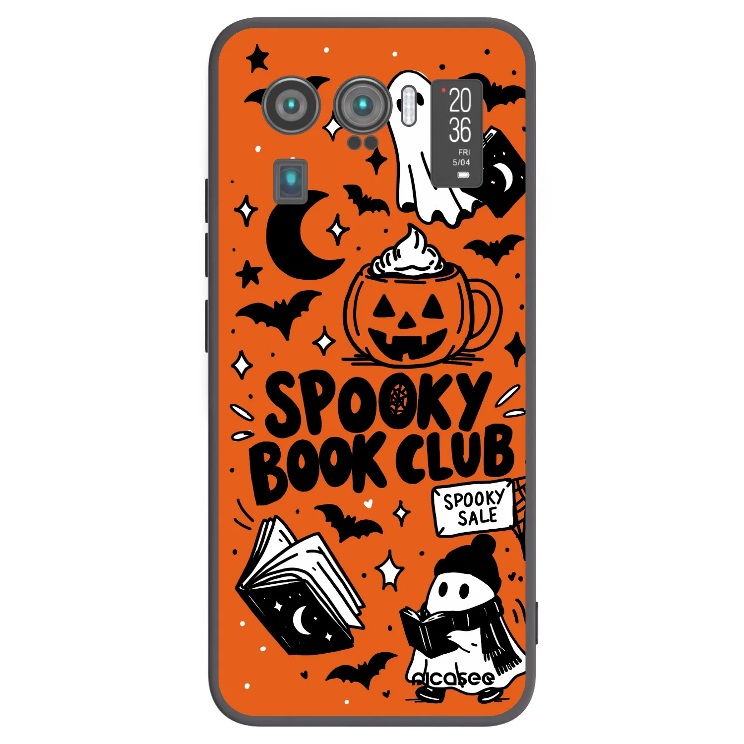 Picasee crna silikonska maskica za Xiaomi Mi 11 Ultra - Spooky book club