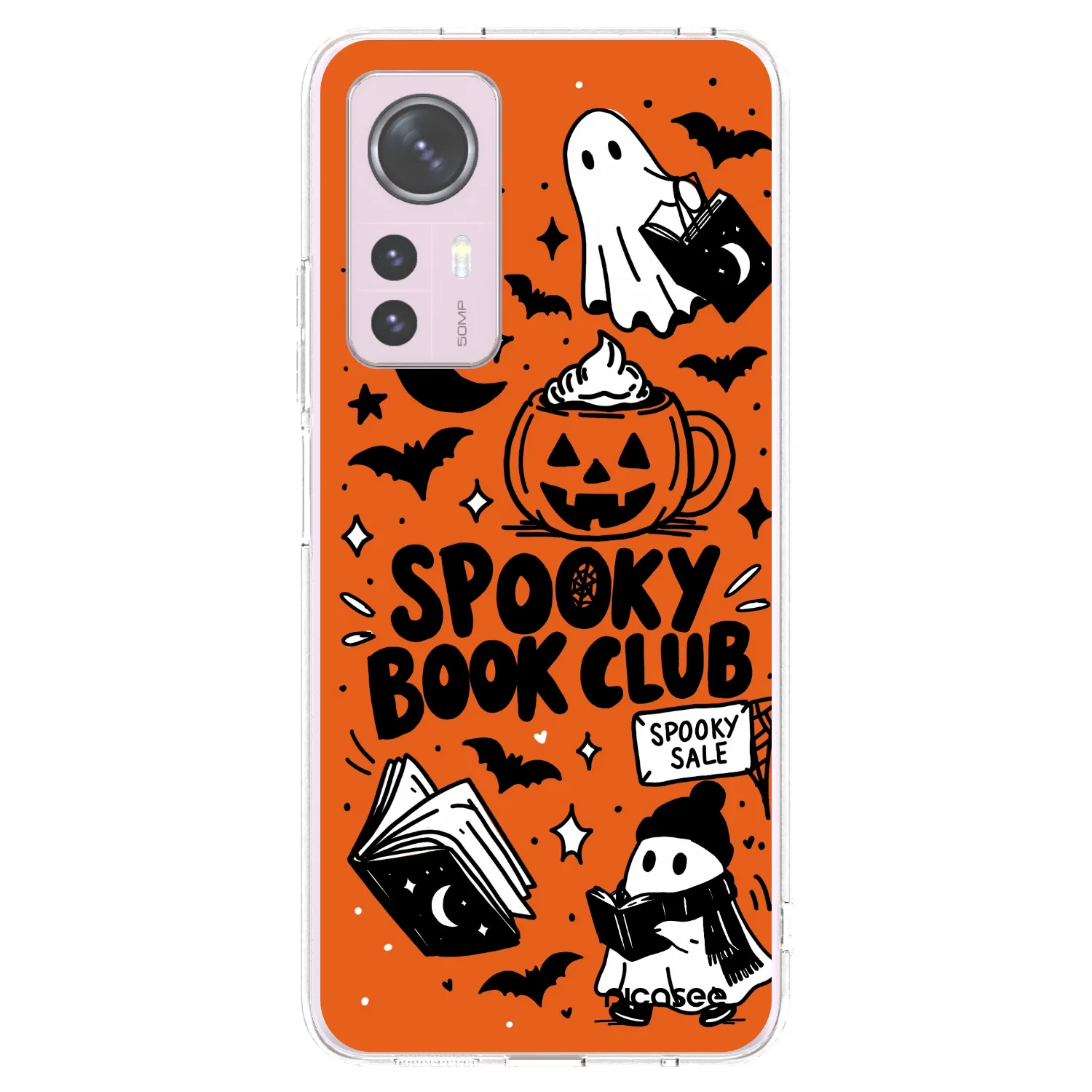 Picasee silikonska prozirna maskica za Xiaomi 12 - Spooky book club