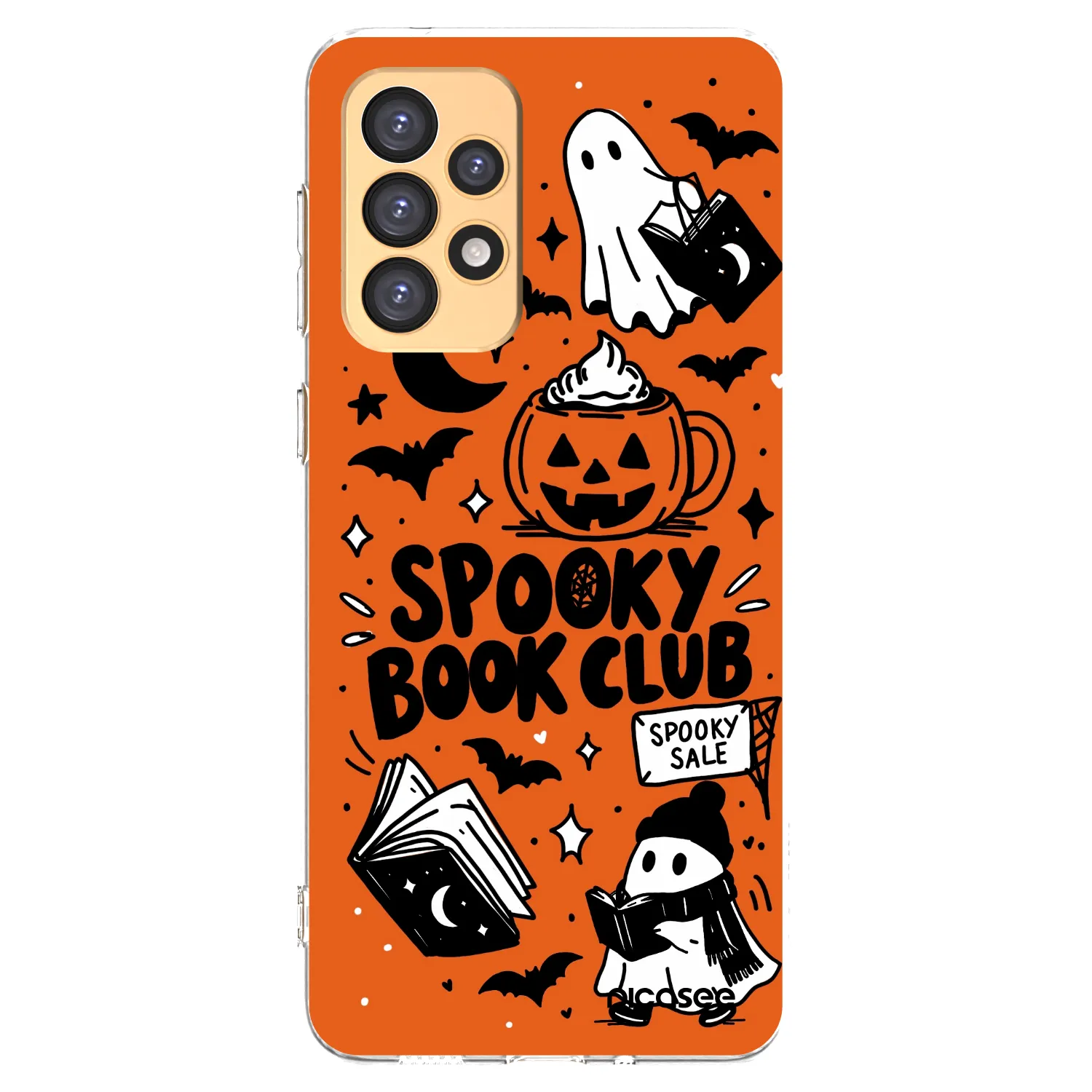 Picasee silikonska prozirna maskica za Samsung Galaxy A33 5G A336 - Spooky book club