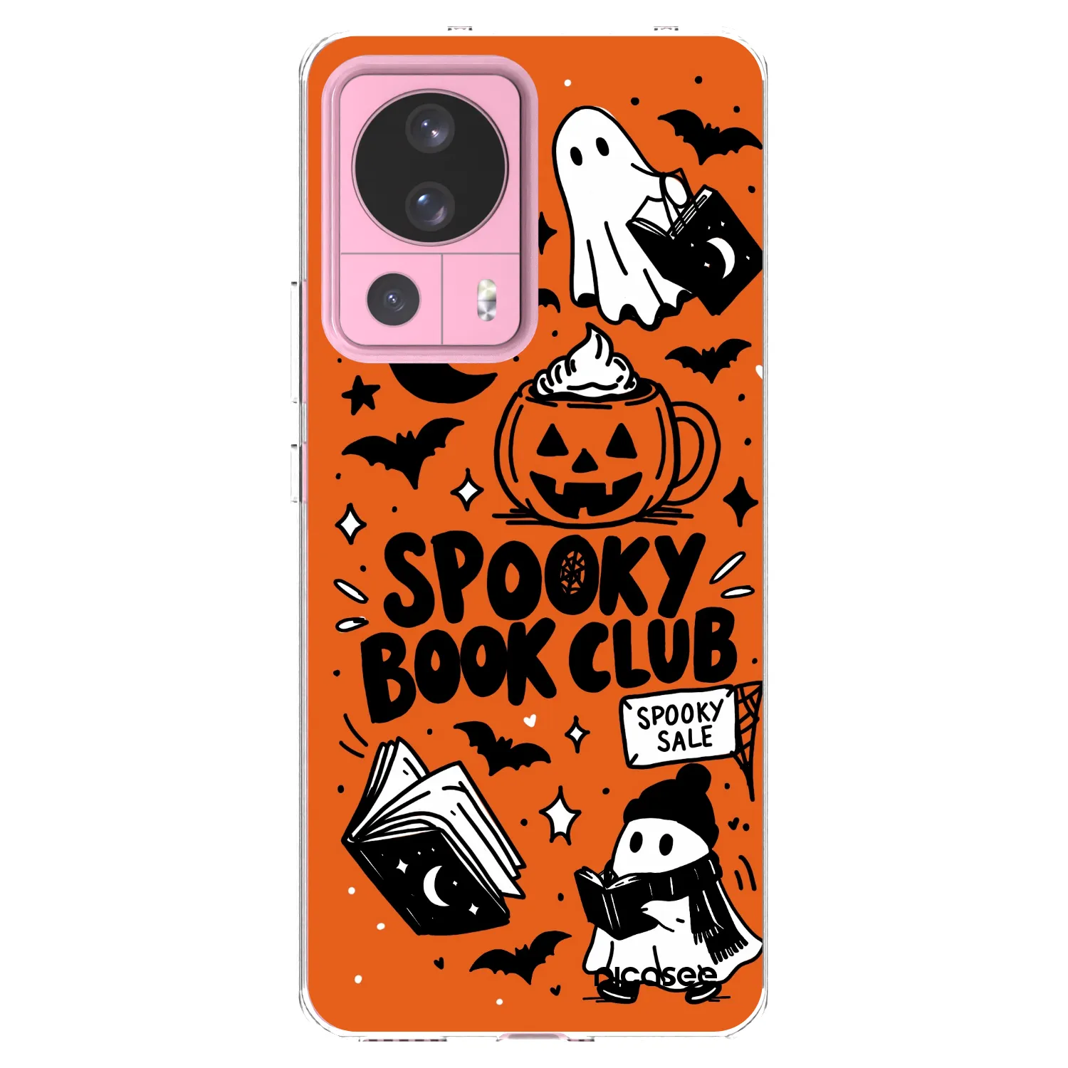 Picasee silikonska prozirna maskica za Xiaomi 13 Lite - Spooky book club