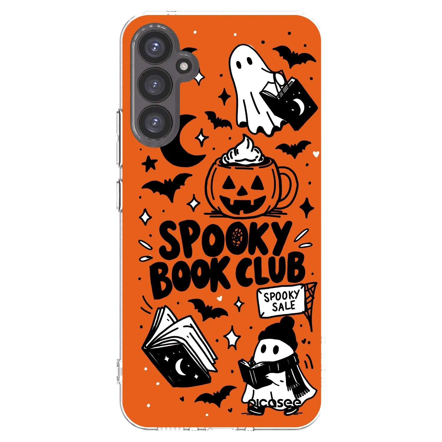 Picasee silikonska prozirna maskica za Samsung Galaxy A34 5G A346B - Spooky book club
