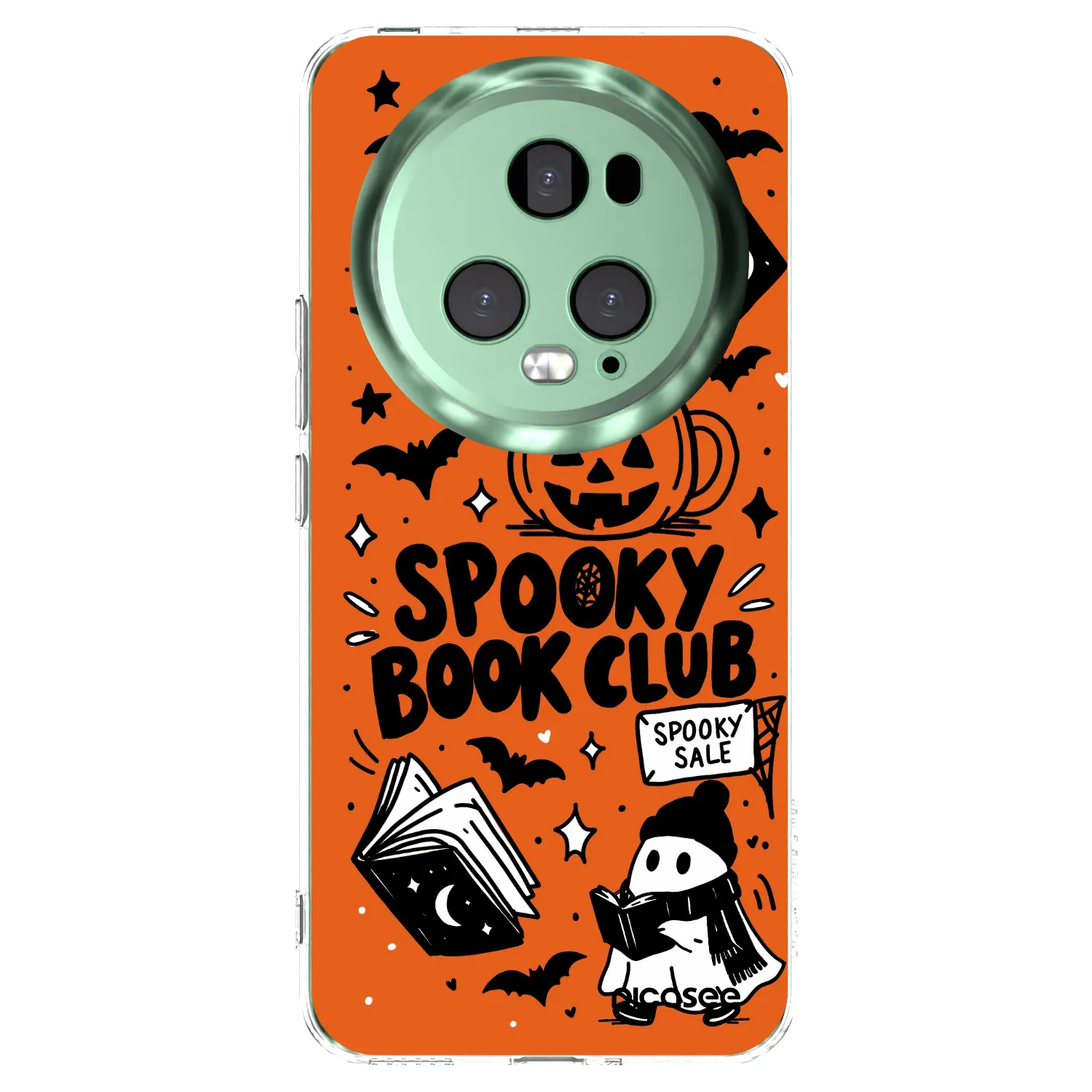 Picasee silikonska prozirna maskica za Honor Magic5 Pro - Spooky book club