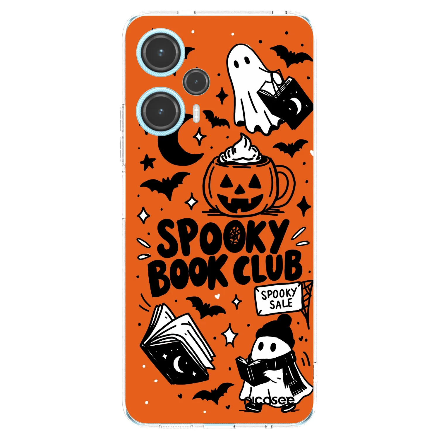Picasee silikonska prozirna maskica za Xiaomi Poco F5 - Spooky book club