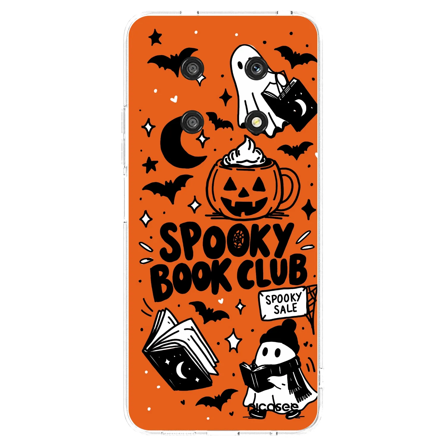 Picasee silikonska prozirna maskica za Honor Magic4 Lite 5G - Spooky book club