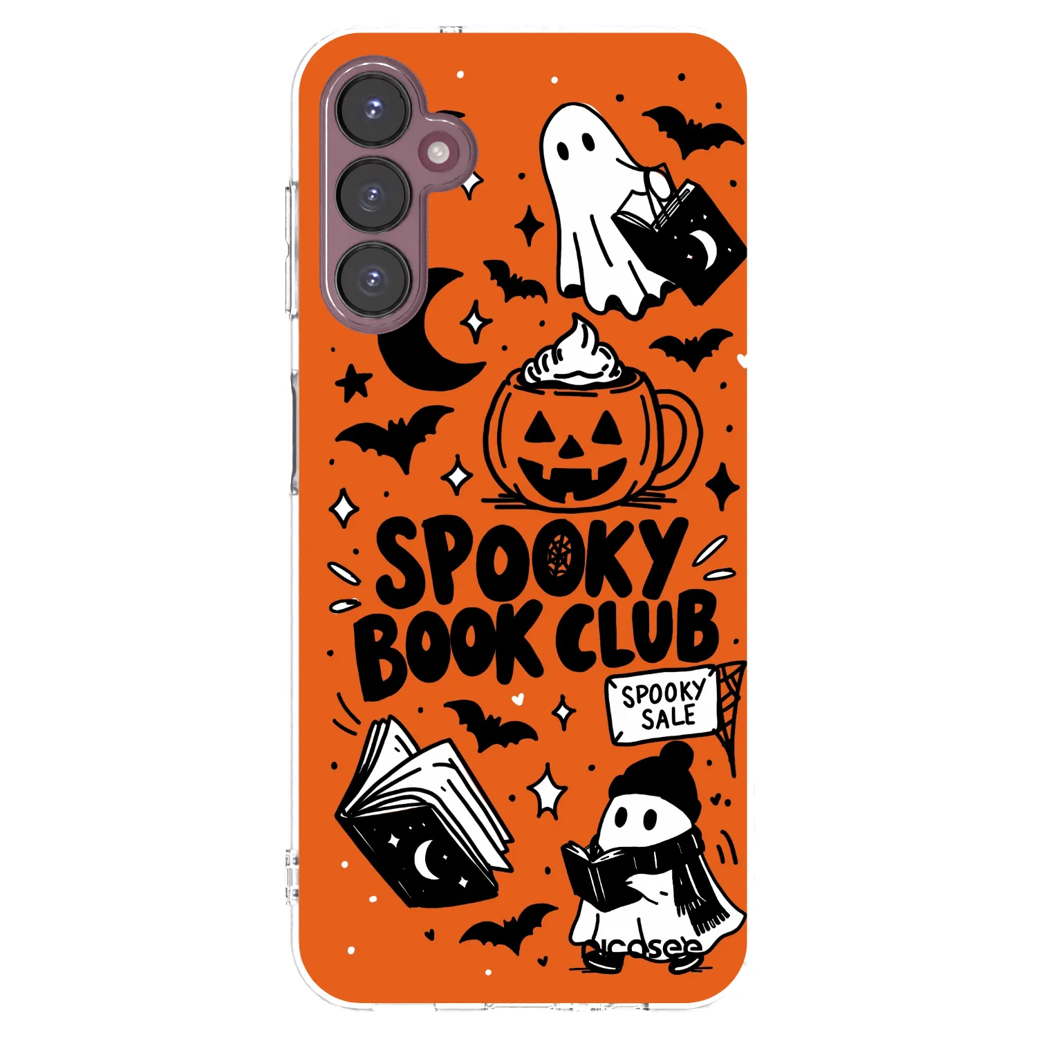 Picasee silikonska prozirna maskica za Samsung Galaxy A05s A057G - Spooky book club