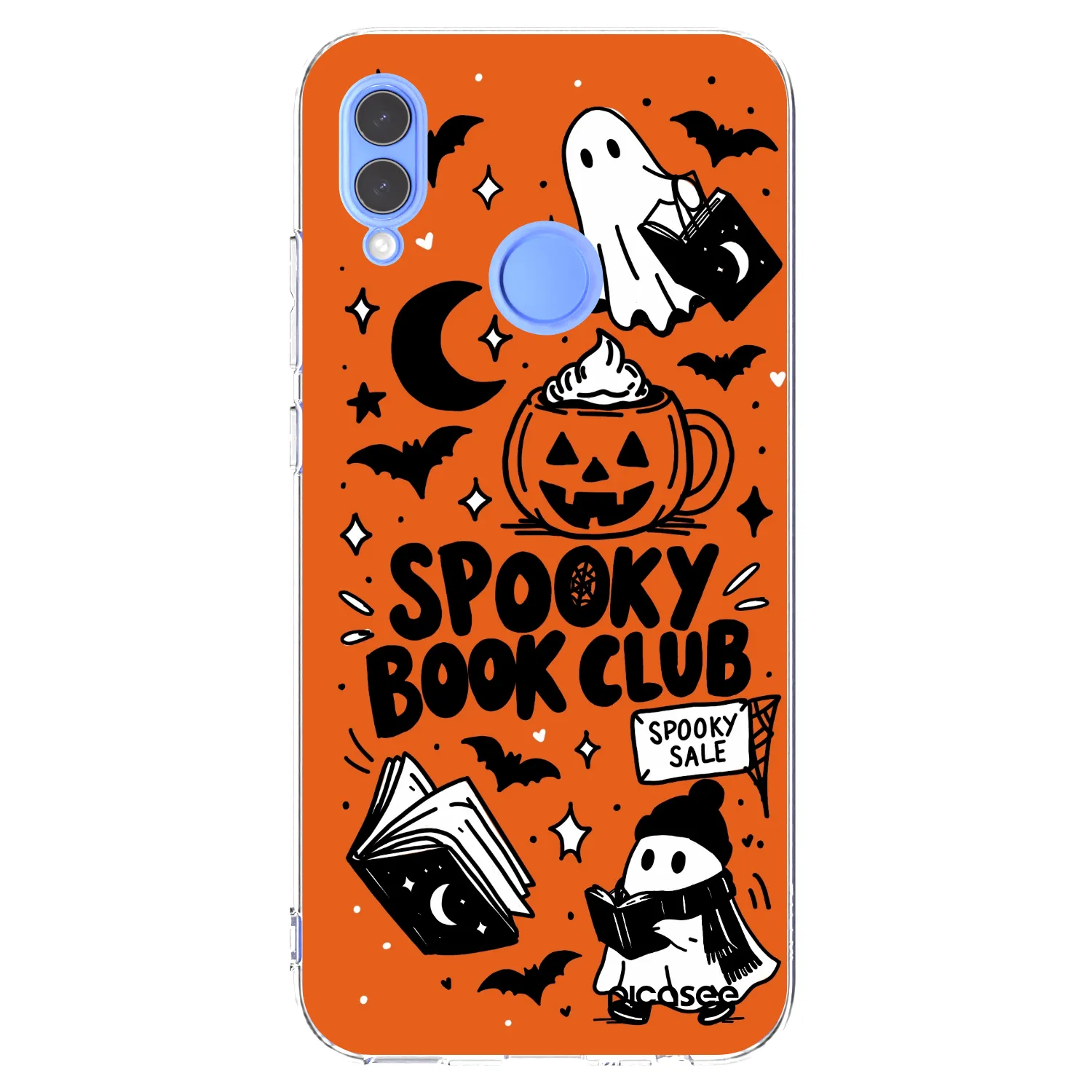 Picasee silikonska prozirna maskica za Honor 10 Lite - Spooky book club