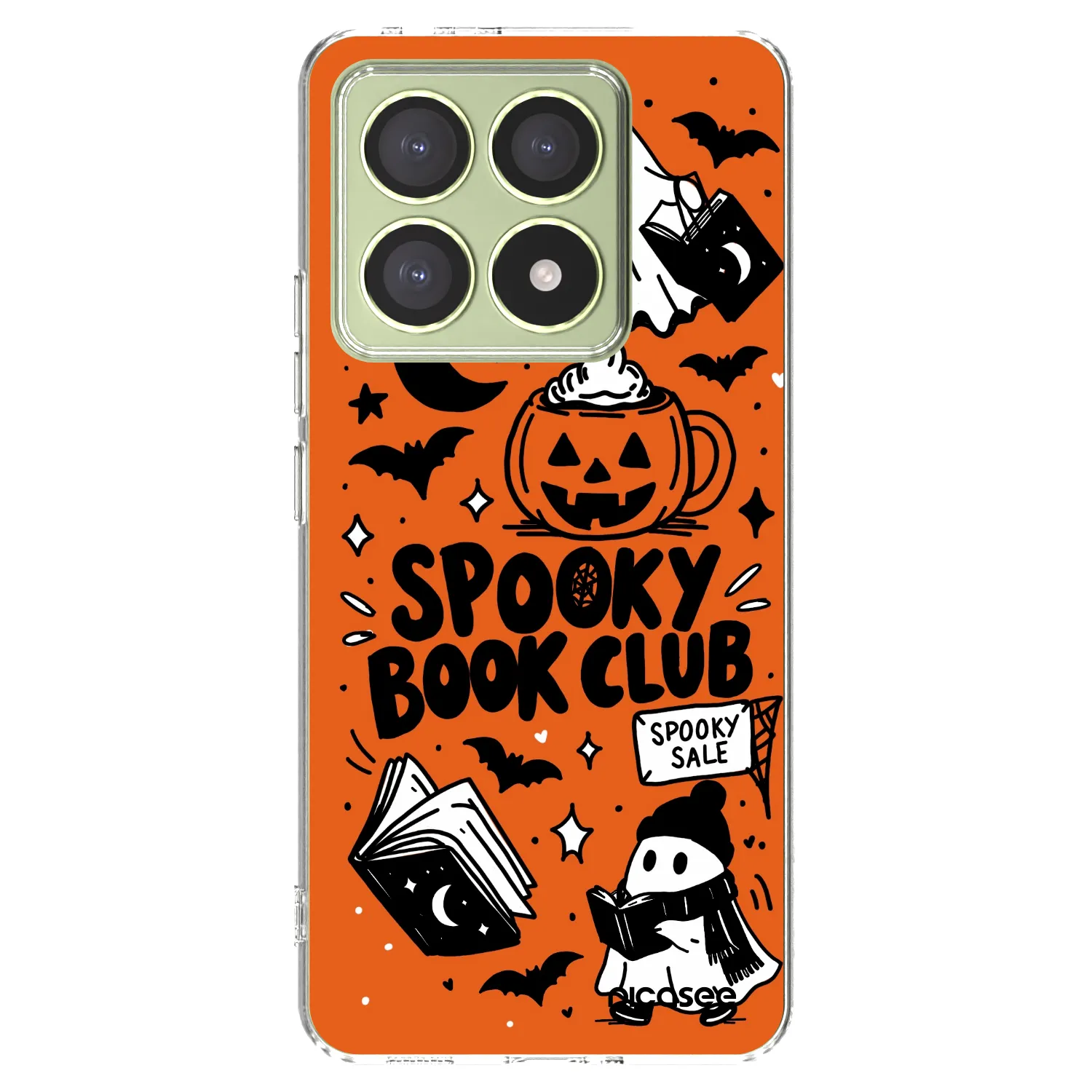 Picasee silikonska prozirna maskica za Xiaomi 14T - Spooky book club