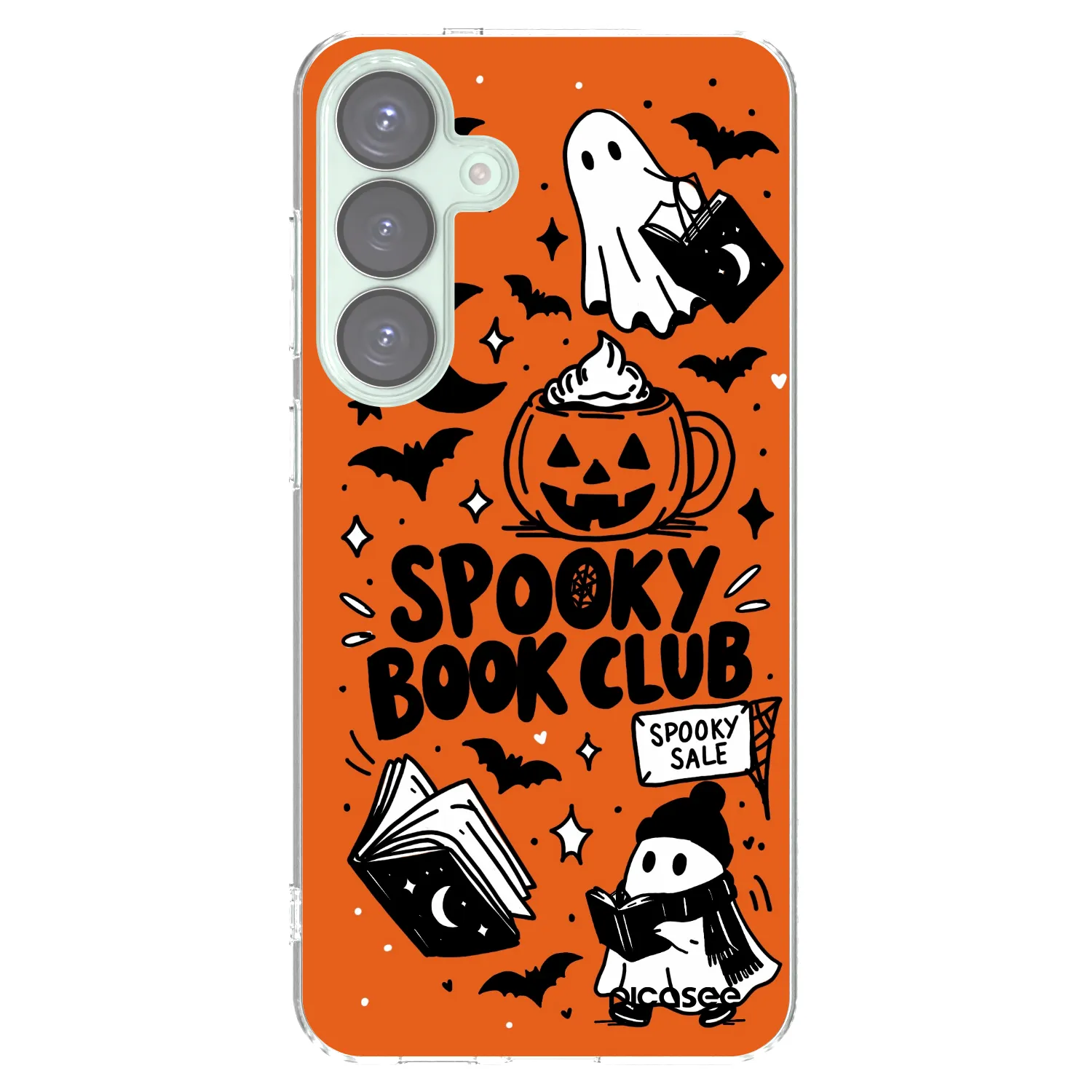 Picasee silikonska prozirna maskica za Samsung Galaxy S25+ 5G - Spooky book club