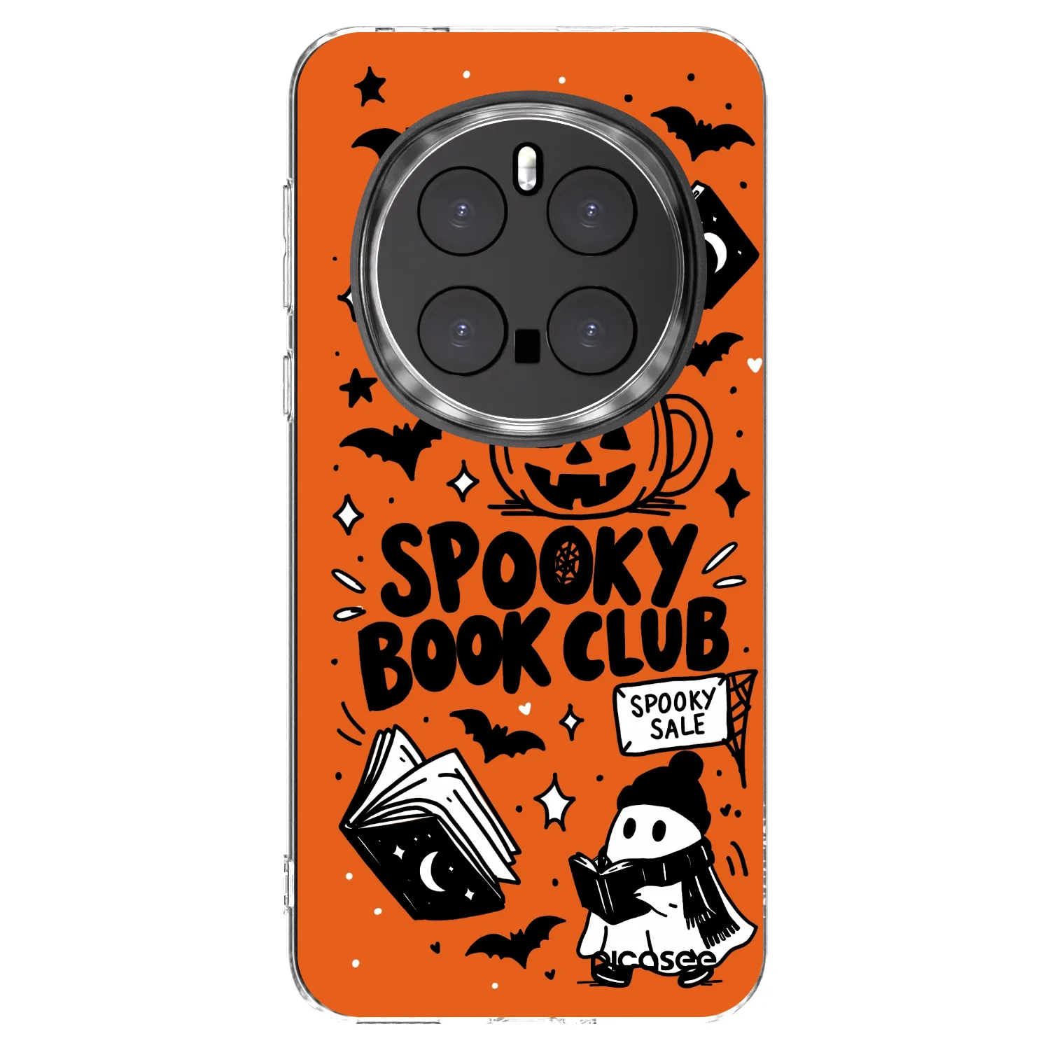 Picasee silikonska prozirna maskica za Honor Magic7 Pro 5G - Spooky book club