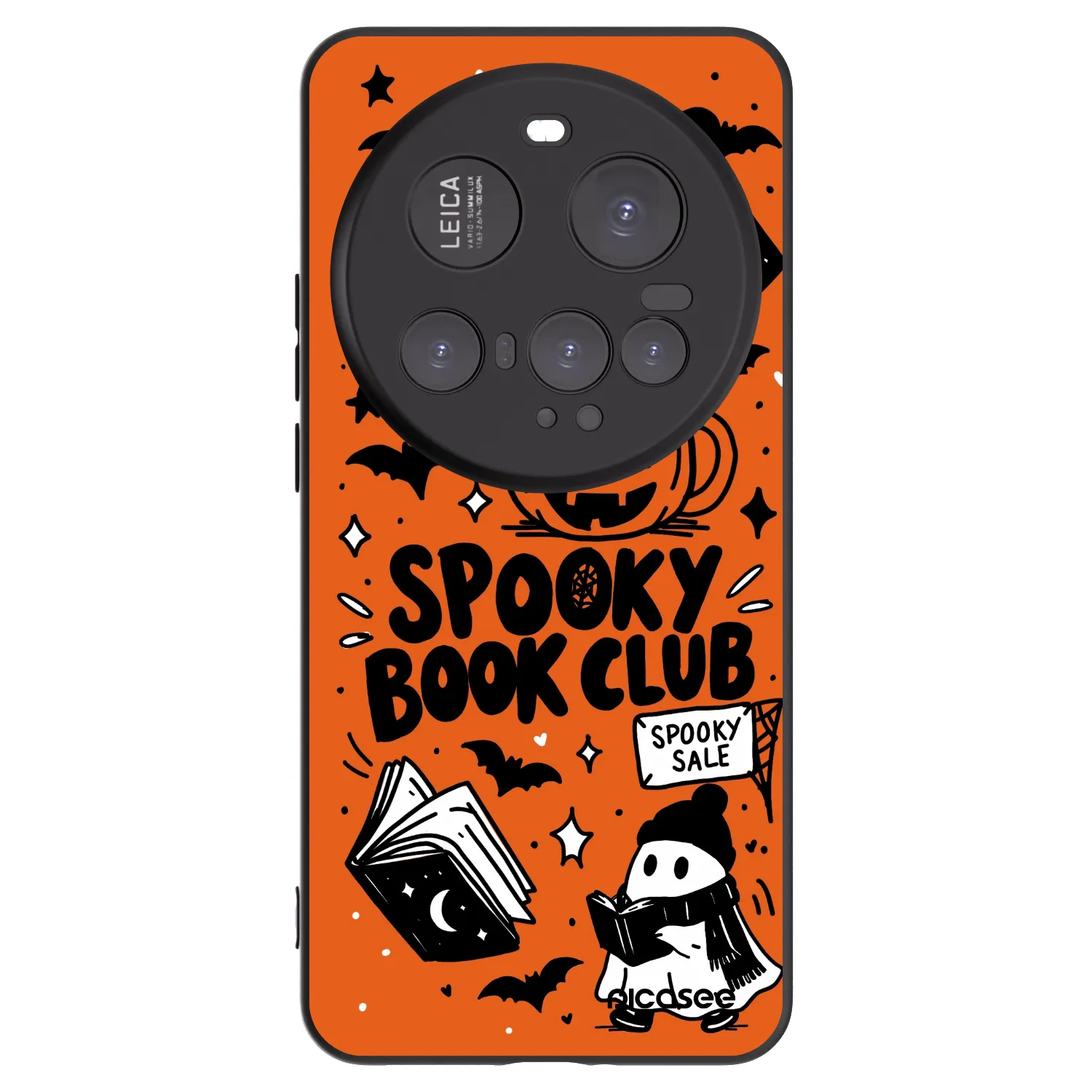 Picasee crna silikonska maskica za Xiaomi 15 Ultra - Spooky book club
