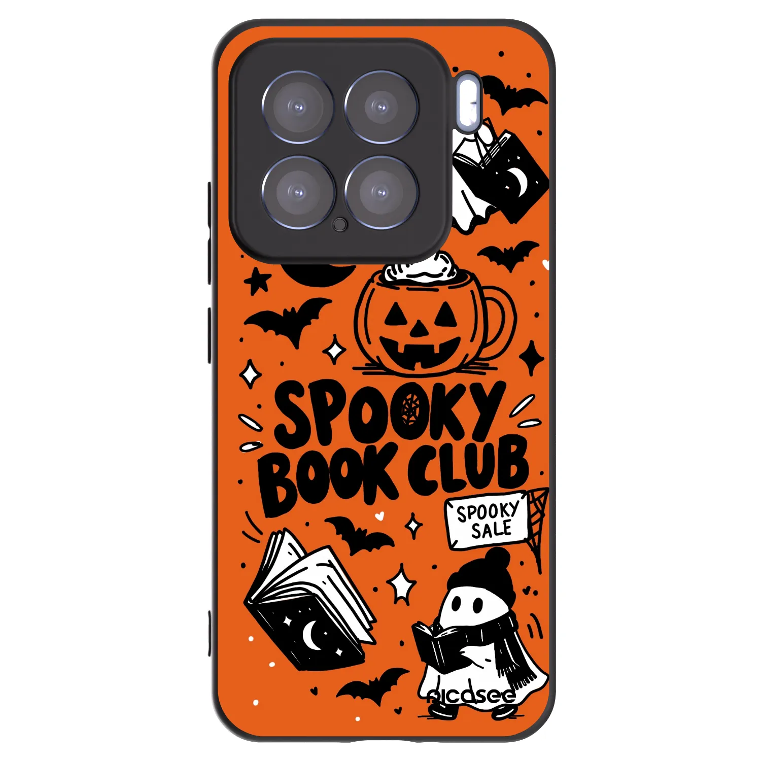 Picasee crna silikonska maskica za Xiaomi 15 - Spooky book club