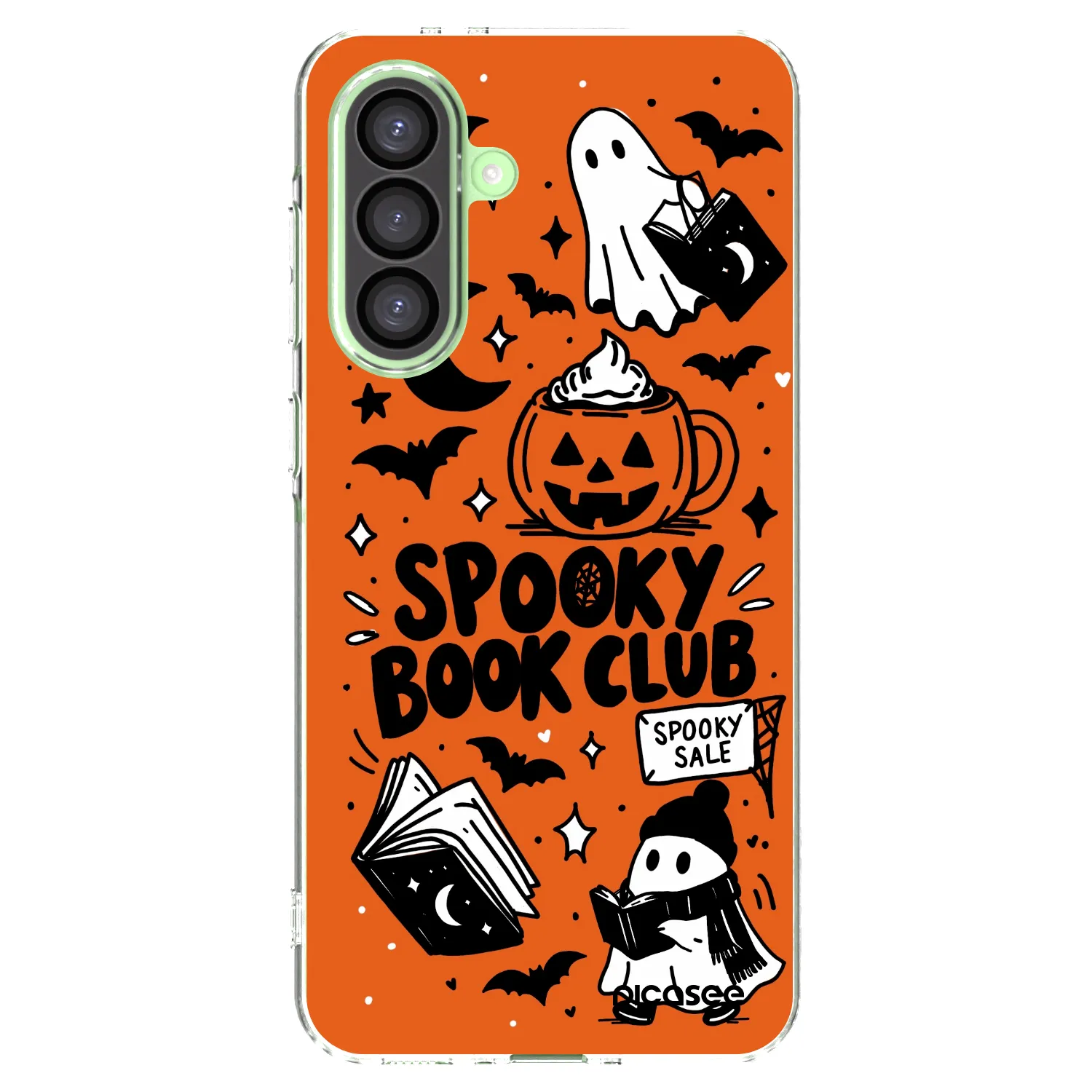 Picasee silikonska prozirna maskica za Samsung Galaxy A26 5G A266B - Spooky book club