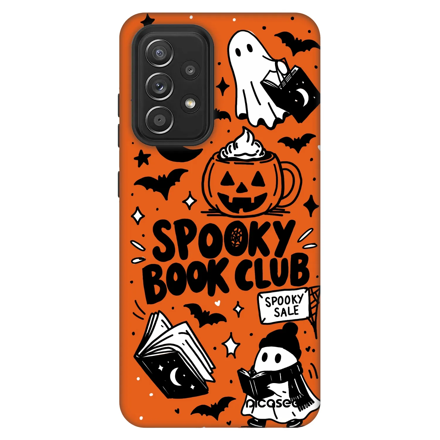 Picasee Fashion Case za Samsung Galaxy A52 5G A525F - Spooky book club