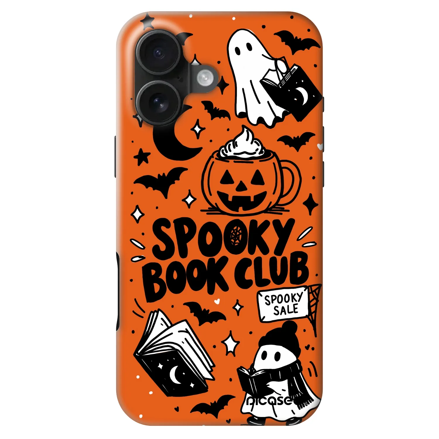 Picasee Fashion Case MagSafe za Apple iPhone 16 - Spooky book club