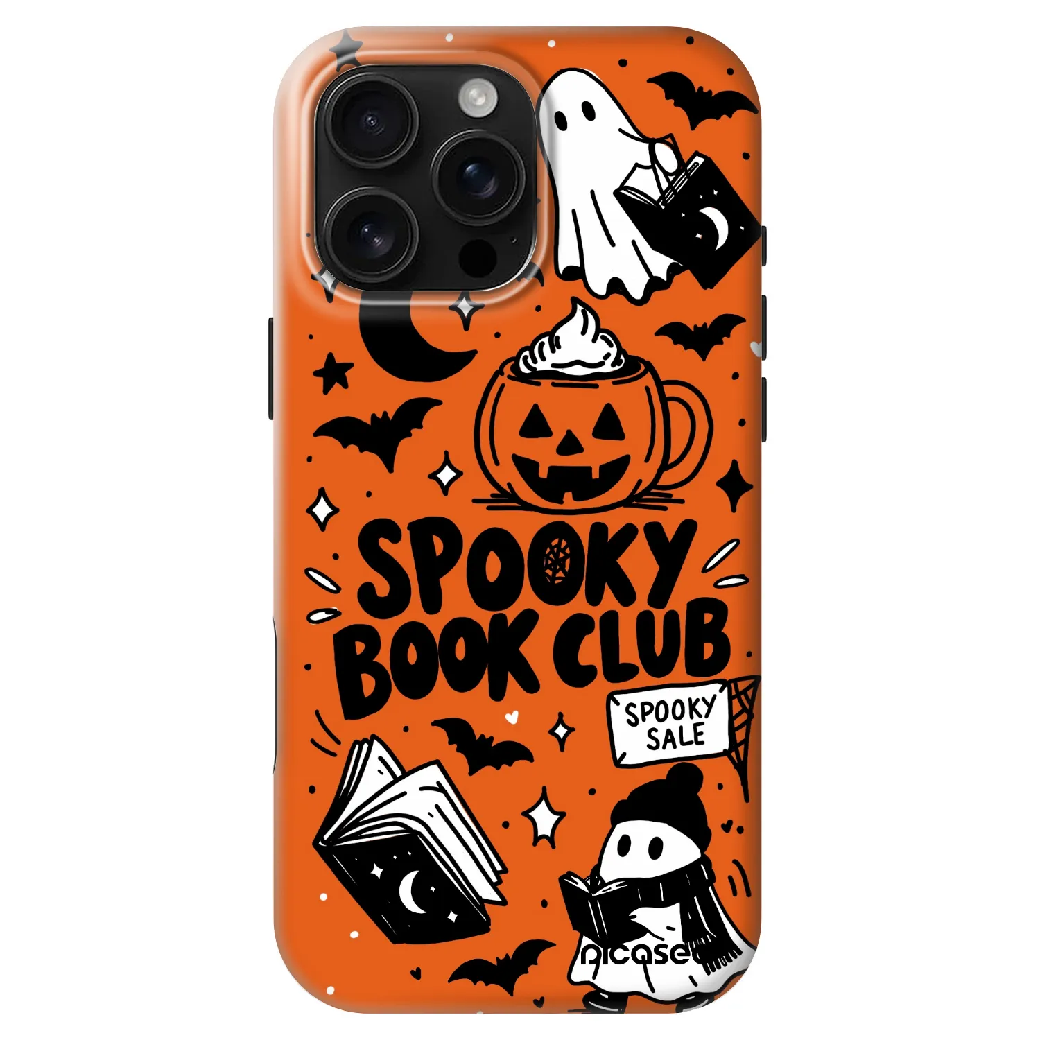 Picasee Fashion Case MagSafe za Apple iPhone 16 Pro Max - Spooky book club