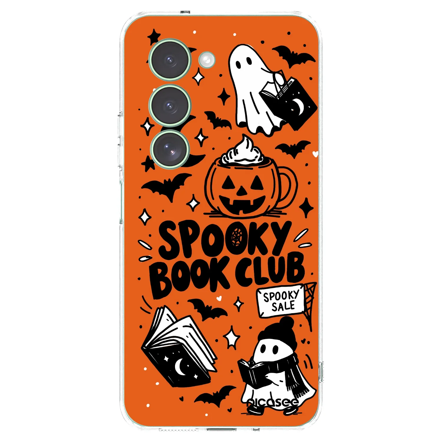 Picasee silikonska prozirna maskica za Xiaomi Redmi 15 5G - Spooky book club
