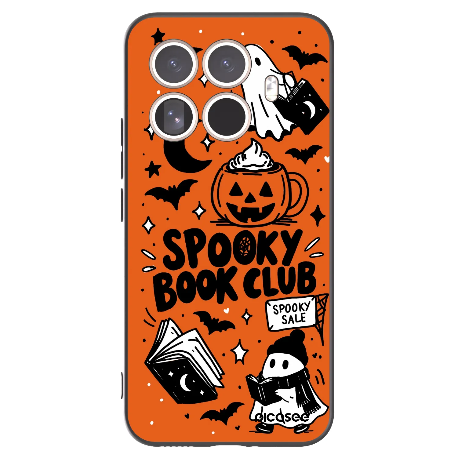 Picasee crna silikonska maskica za Xiaomi 15T Pro - Spooky book club