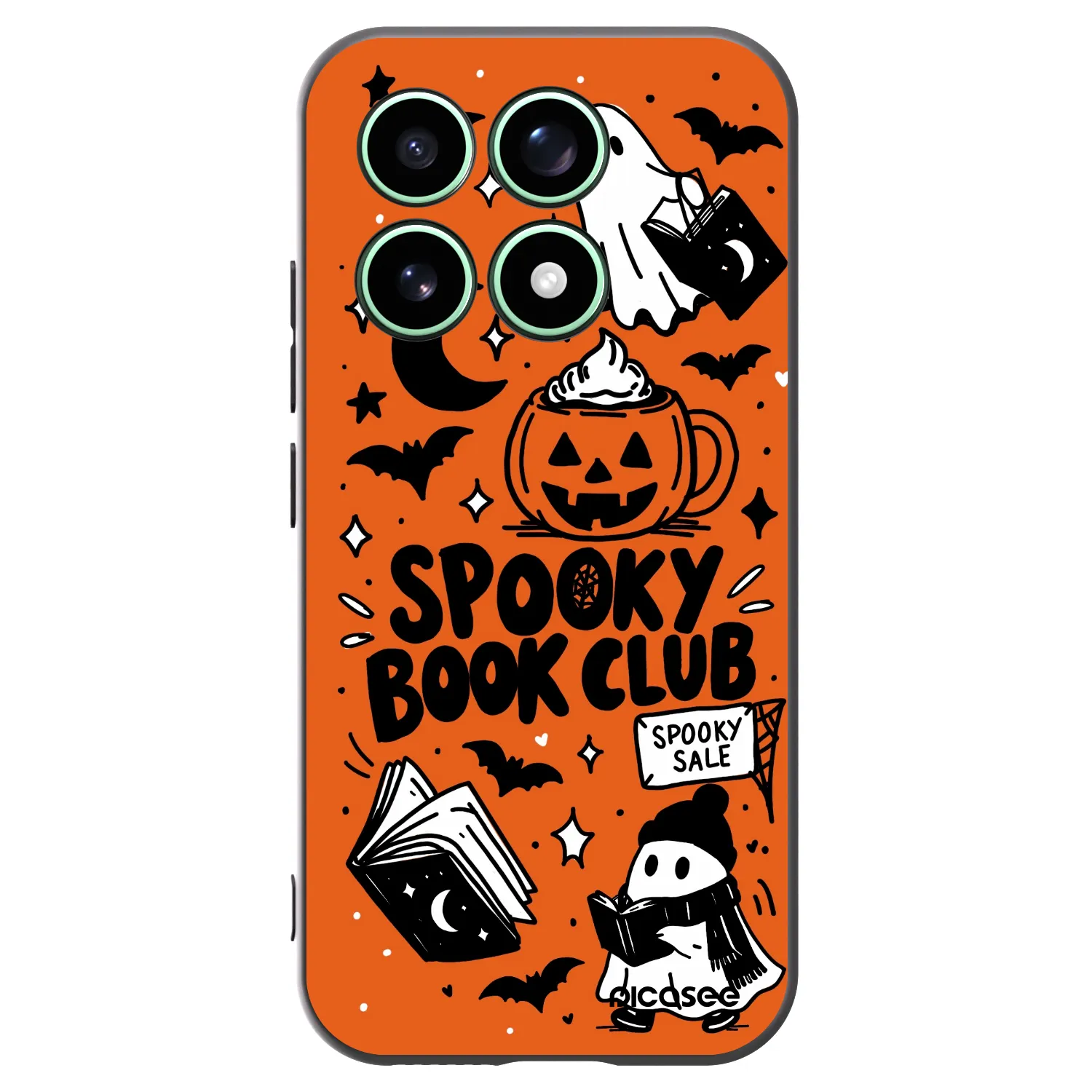 Picasee crna silikonska maskica za Xiaomi 17 - Spooky book club