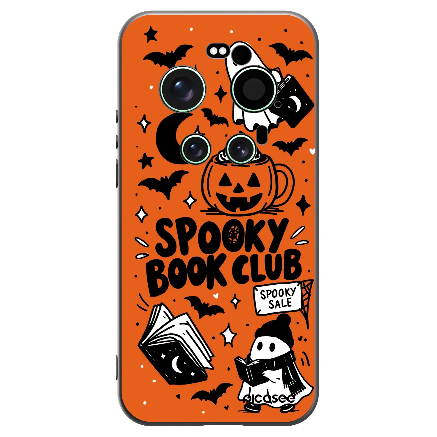 Picasee crna silikonska maskica za Xiaomi 17 Ultra - Spooky book club