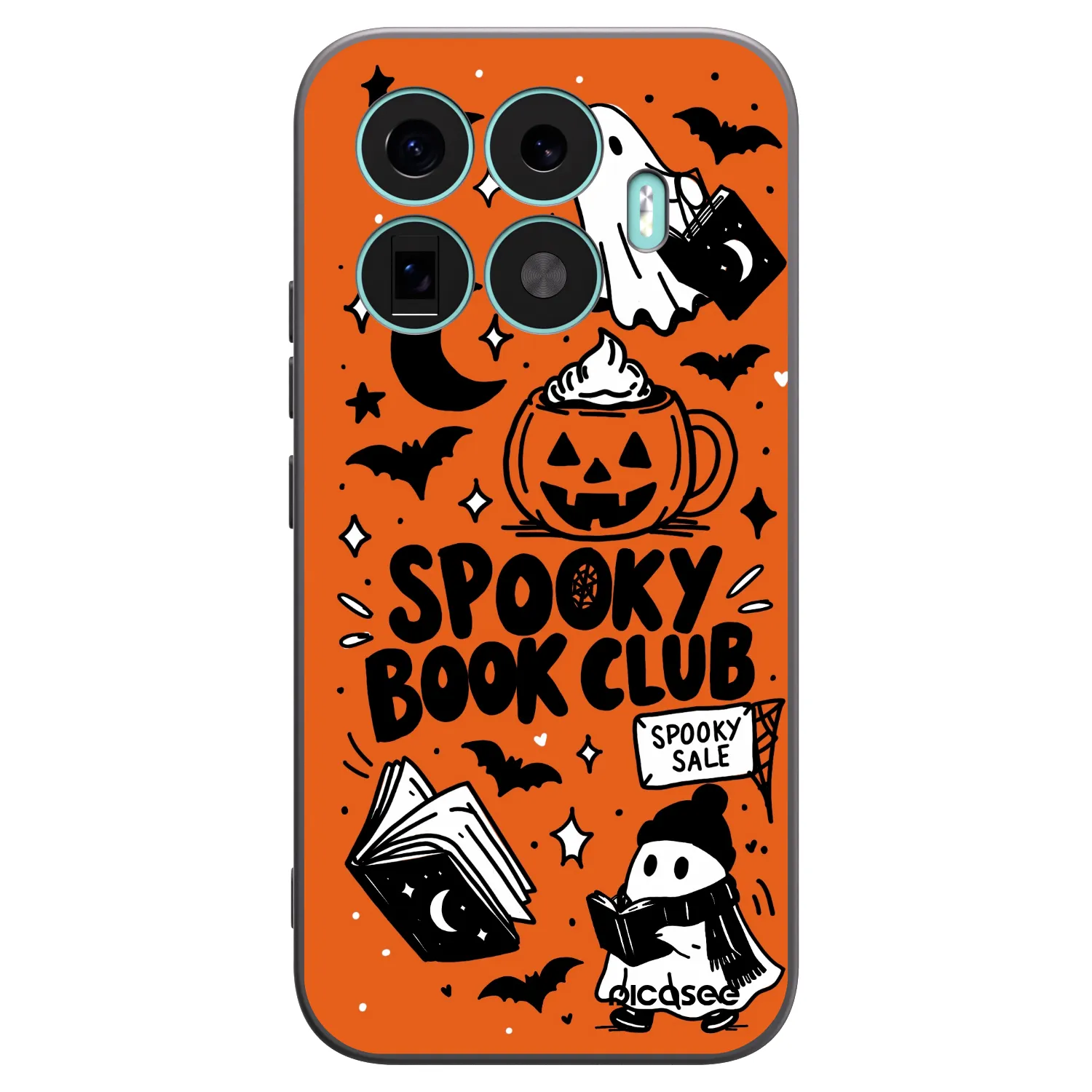 Picasee crna silikonska maskica za Xiaomi 17T - Spooky book club