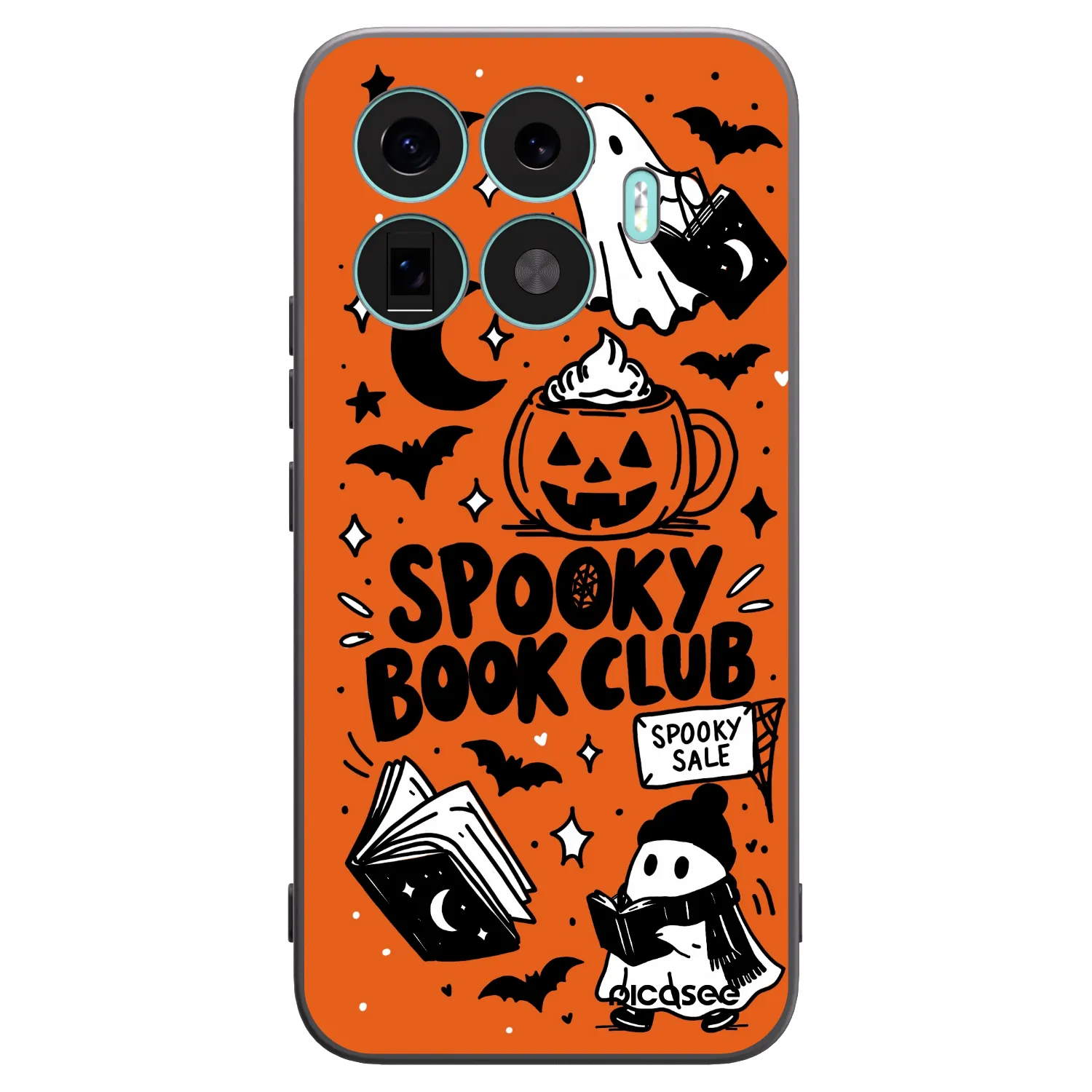 Picasee crna silikonska maskica za Xiaomi 17T Pro - Spooky book club