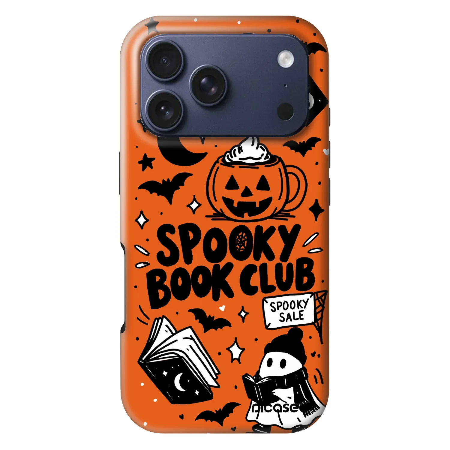Picasee Fashion Case MagSafe za Apple iPhone 18 Pro - Spooky book club