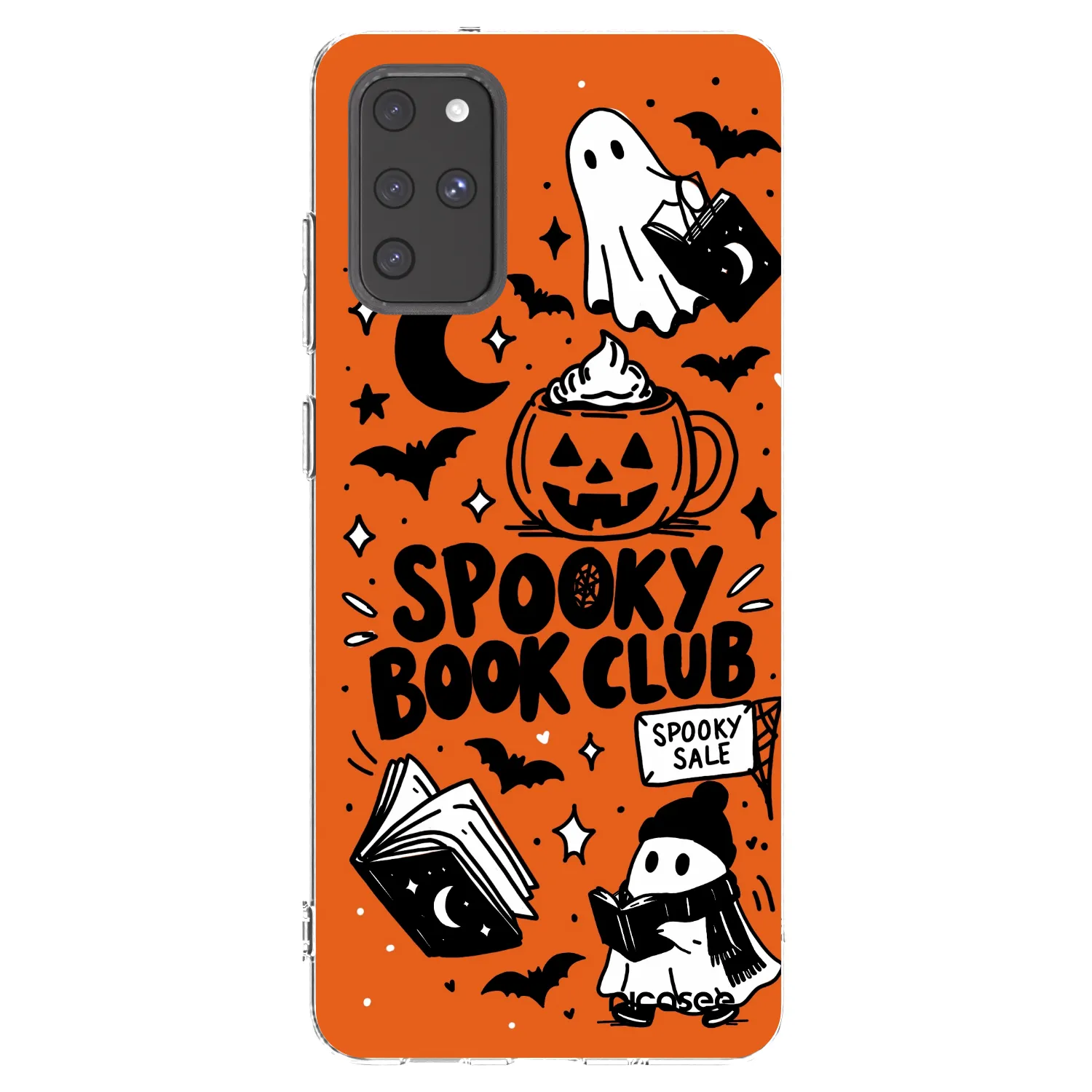 Picasee silikonska prozirna maskica za Samsung Galaxy S20+ G985F - Spooky book club
