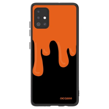 Picasee ULTIMATE CASE za Samsung Galaxy A51 A515F - Orange spooky