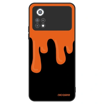 Maskica za Xiaomi Poco X4 Pro 5G - Orange spooky