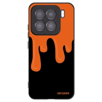 Picasee crna silikonska maskica za Xiaomi 15 - Orange spooky