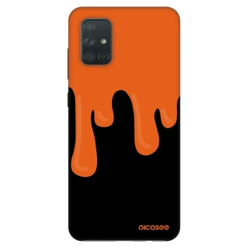 Maskica za Samsung Galaxy A71 A715F - Orange spooky