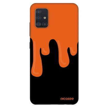 Maskica za Samsung Galaxy A51 A515F - Orange spooky