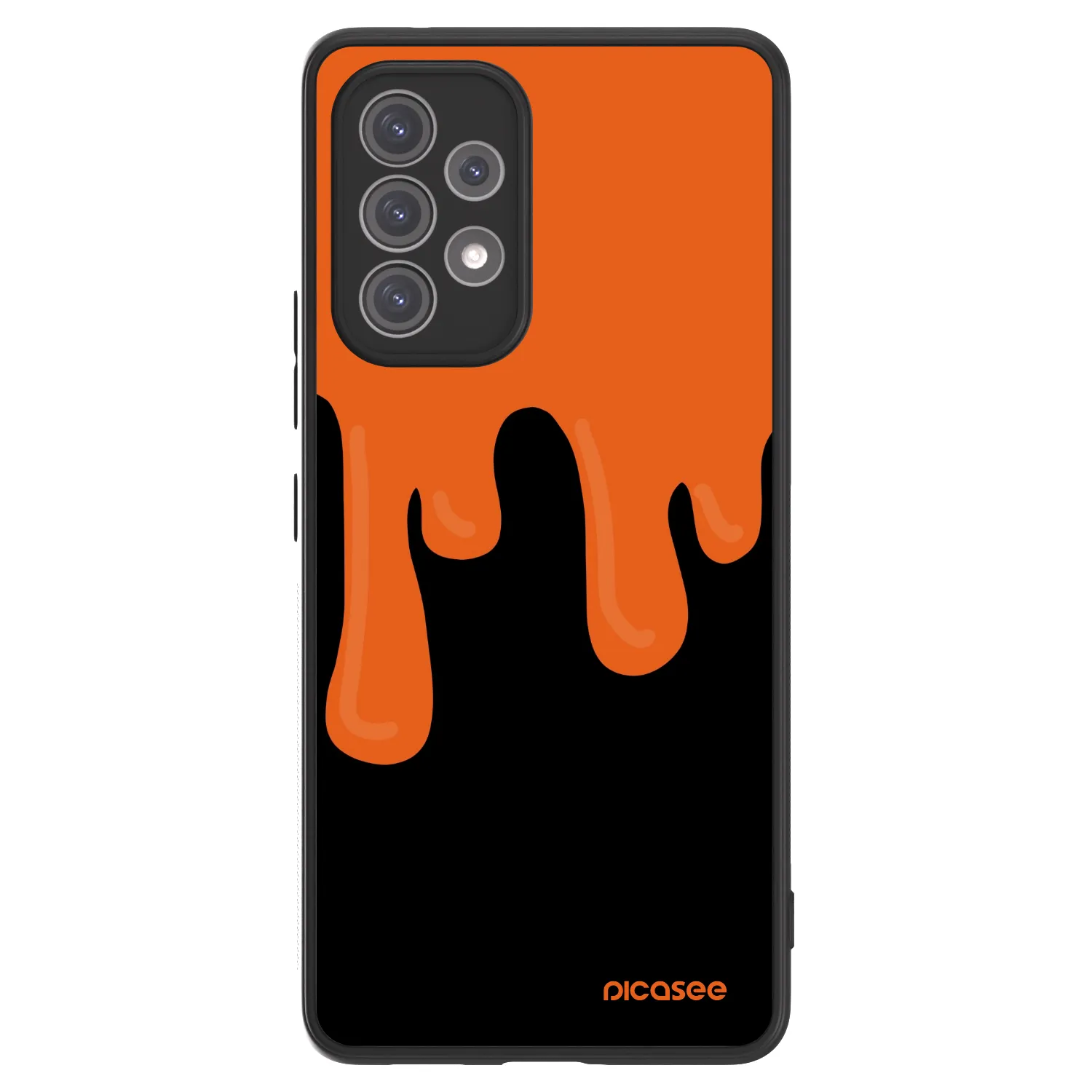 Picasee ULTIMATE CASE za Samsung Galaxy A52 5G A525F - Orange spooky