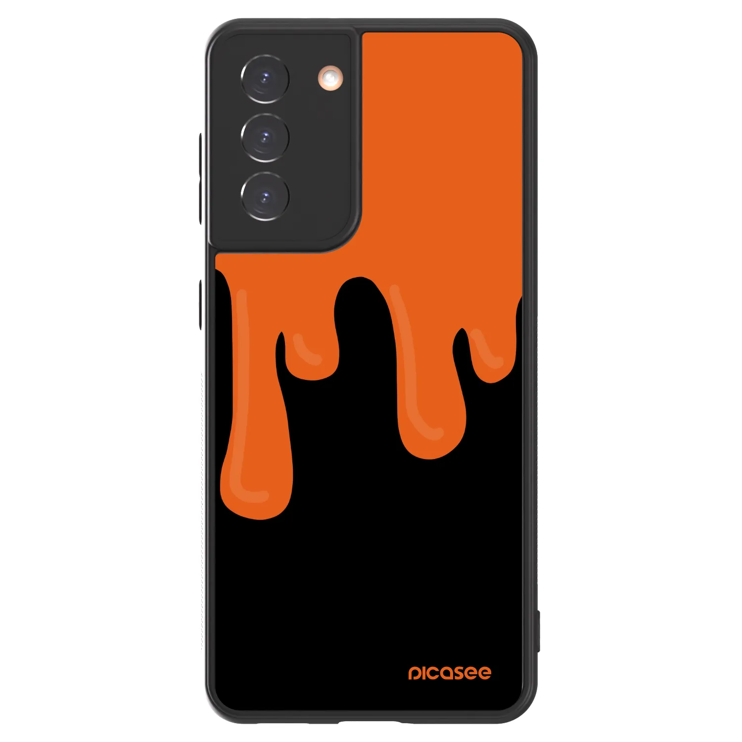Picasee ULTIMATE CASE za Samsung Galaxy S21 5G G991B - Orange spooky