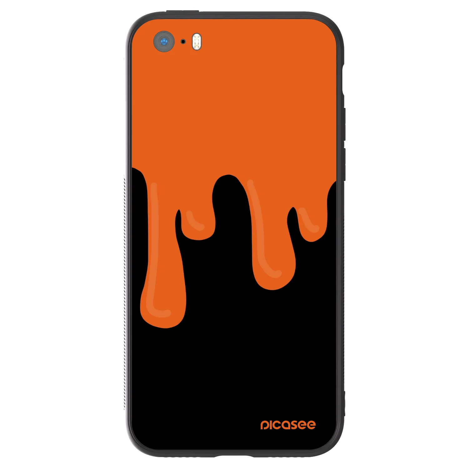 Picasee ULTIMATE CASE za Apple iPhone 5/5S/SE - Orange spooky