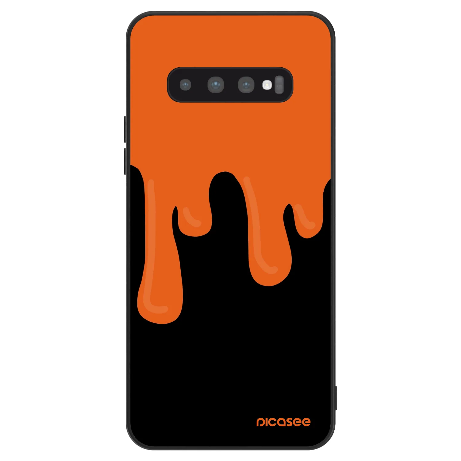 Picasee ULTIMATE CASE za Samsung Galaxy S10 G973 - Orange spooky