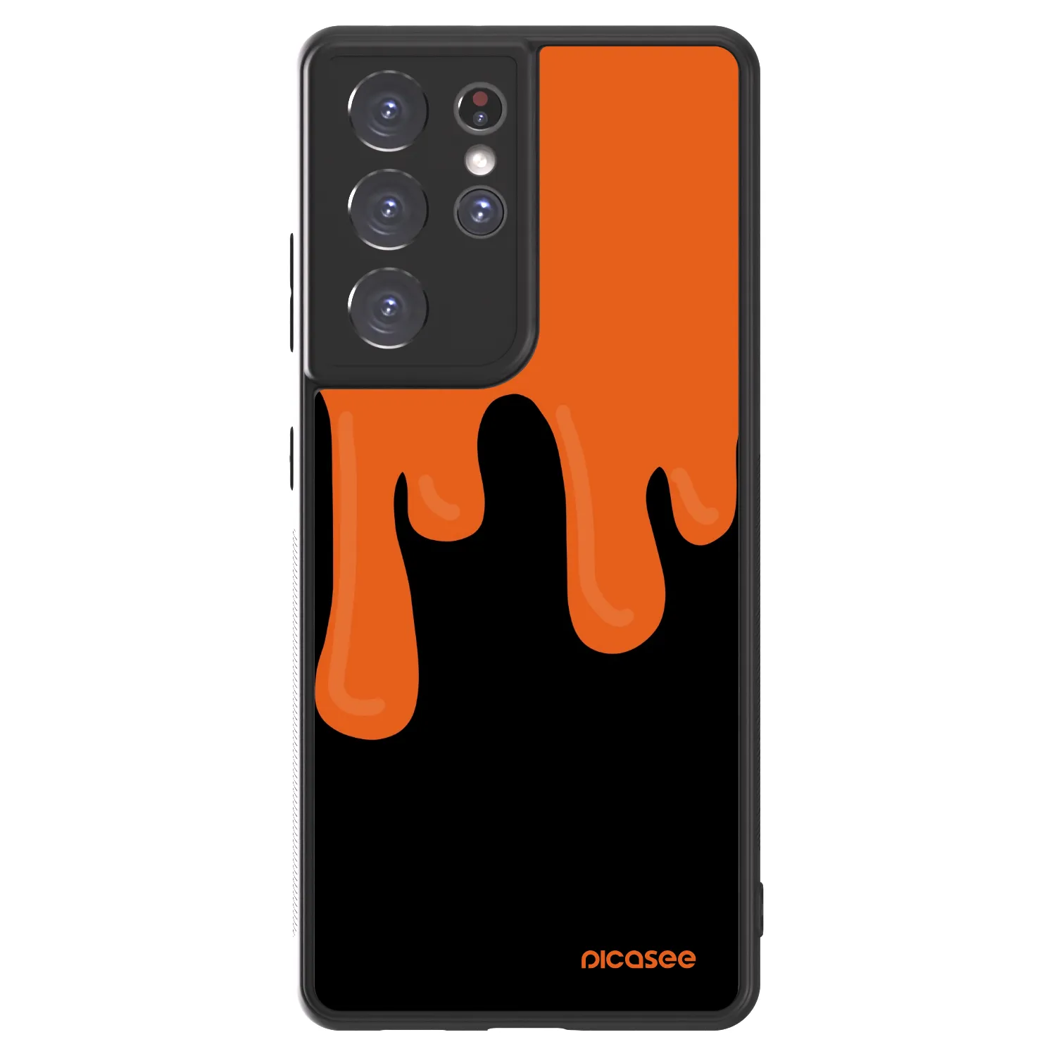 Picasee ULTIMATE CASE za Samsung Galaxy S21 Ultra 5G G998B - Orange spooky