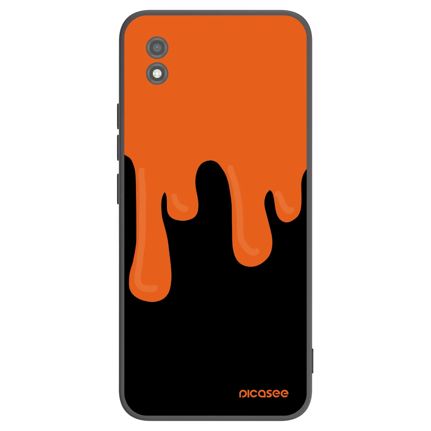 Picasee crna silikonska maskica za Realme C11 (2021) - Orange spooky