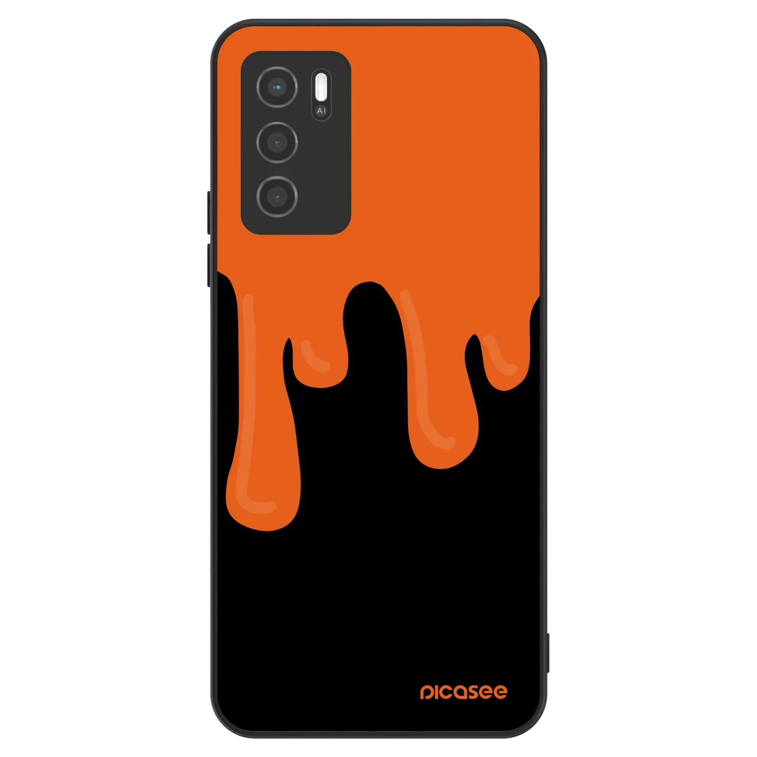 Picasee ULTIMATE CASE za OPPO A16s - Orange spooky