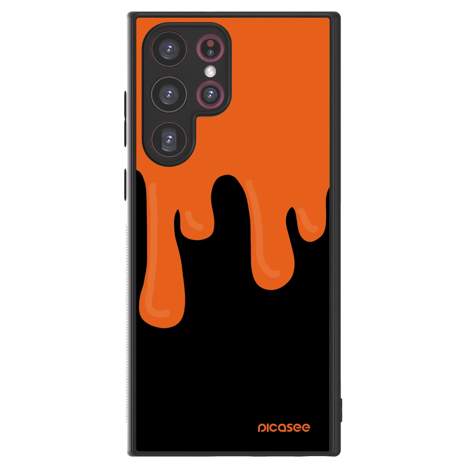 Picasee ULTIMATE CASE PowerShare za Samsung Galaxy S22 Ultra 5G - Orange spooky
