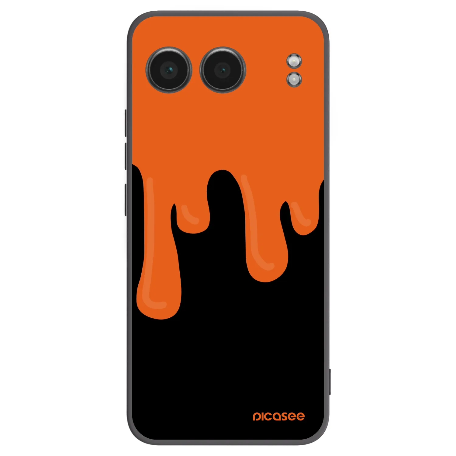 Picasee crna silikonska maskica za OnePlus Nord 4 - Orange spooky