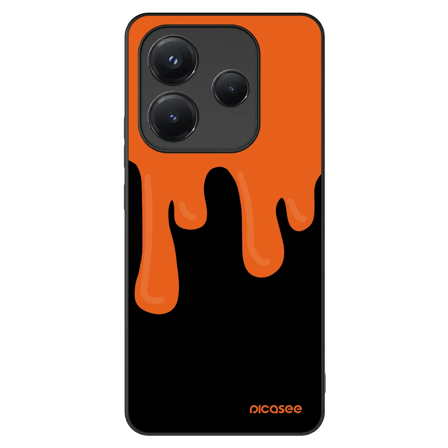 Picasee ULTIMATE CASE za Xiaomi Redmi Note 14 5G - Orange spooky