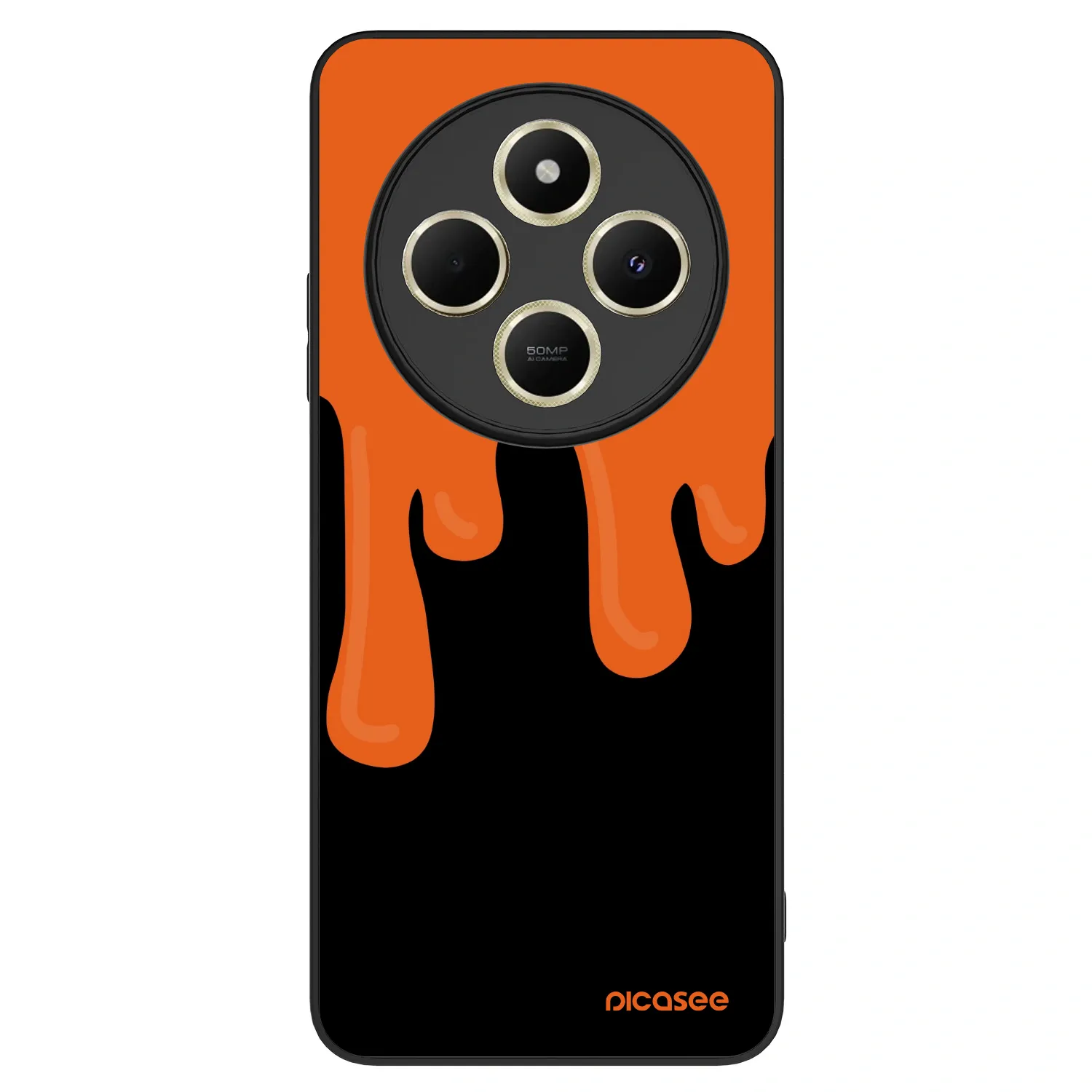 Picasee ULTIMATE CASE za Xiaomi Redmi 14C - Orange spooky