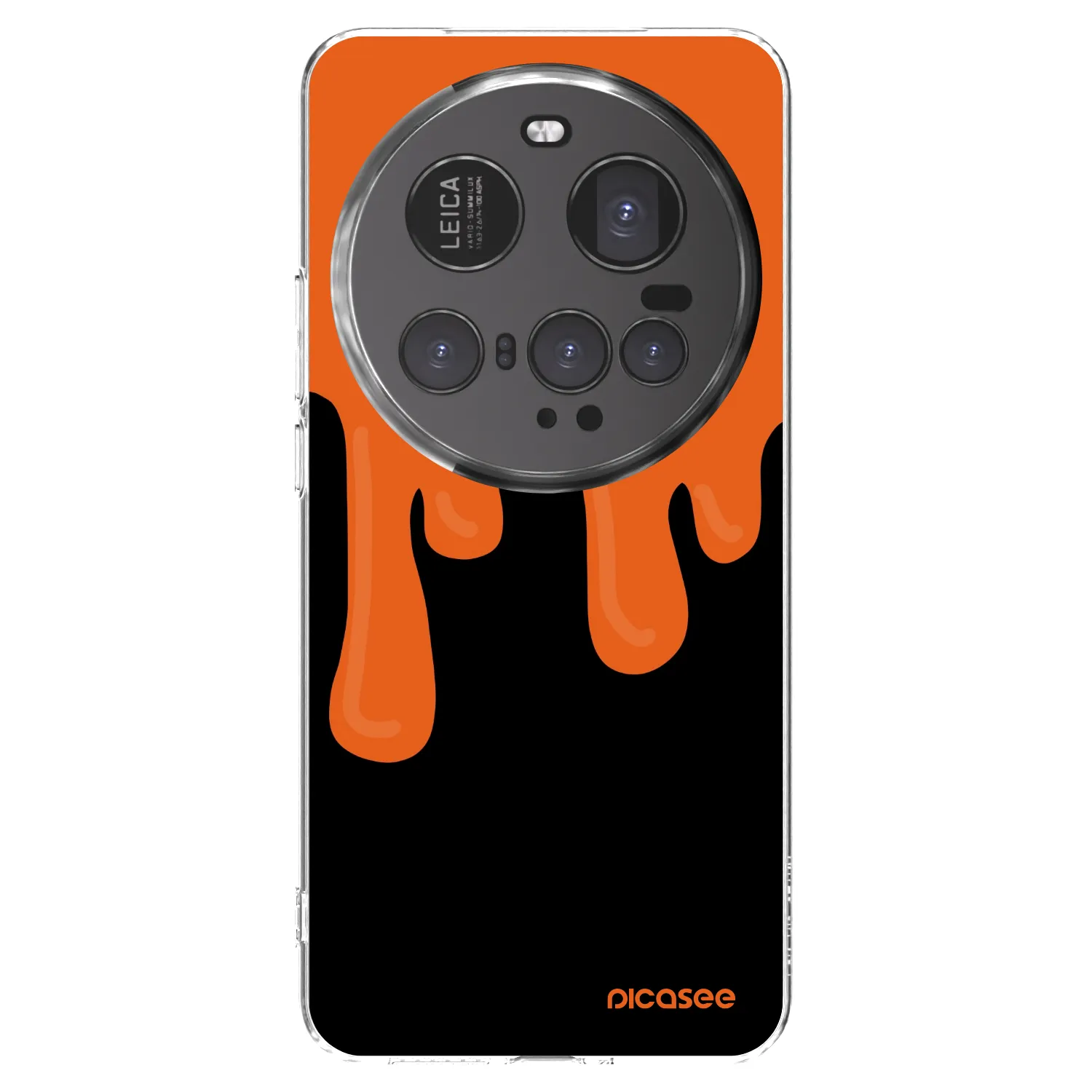 Picasee silikonska prozirna maskica za Xiaomi 15 Ultra - Orange spooky