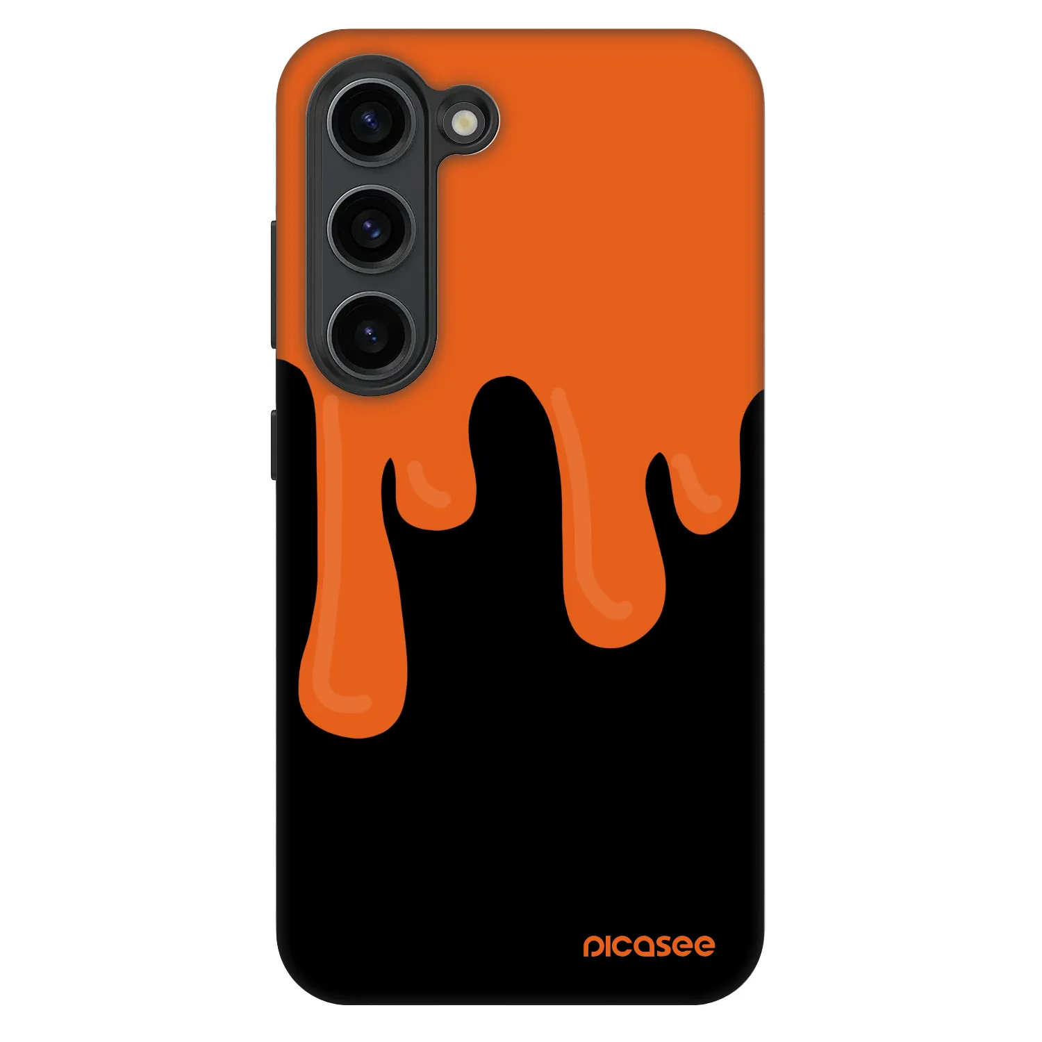 Picasee Fashion Case za Samsung Galaxy S23+ 5G - Orange spooky