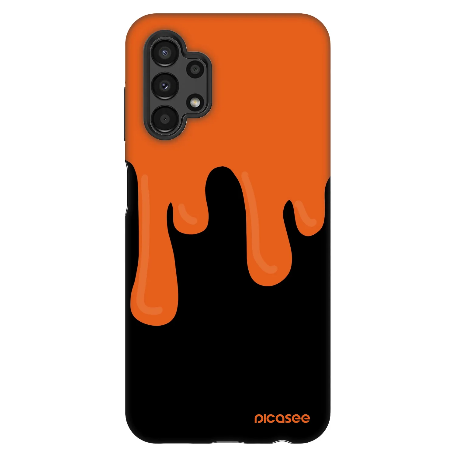 Picasee Fashion Case za Samsung Galaxy A13 4G A135 - Orange spooky