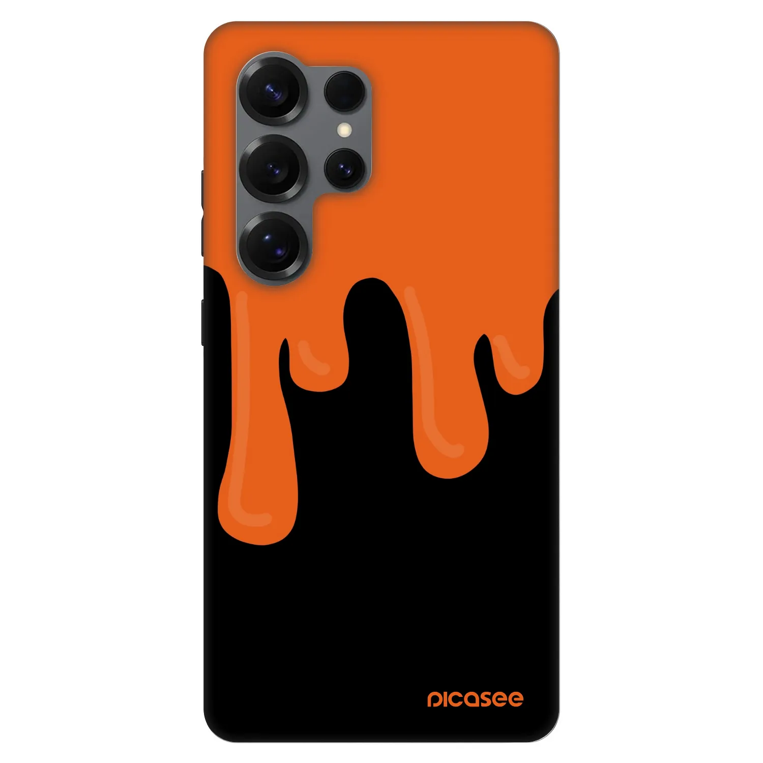 Picasee Fashion Case PowerShare pro Samsung Galaxy S25 Ultra 5G - Orange spooky