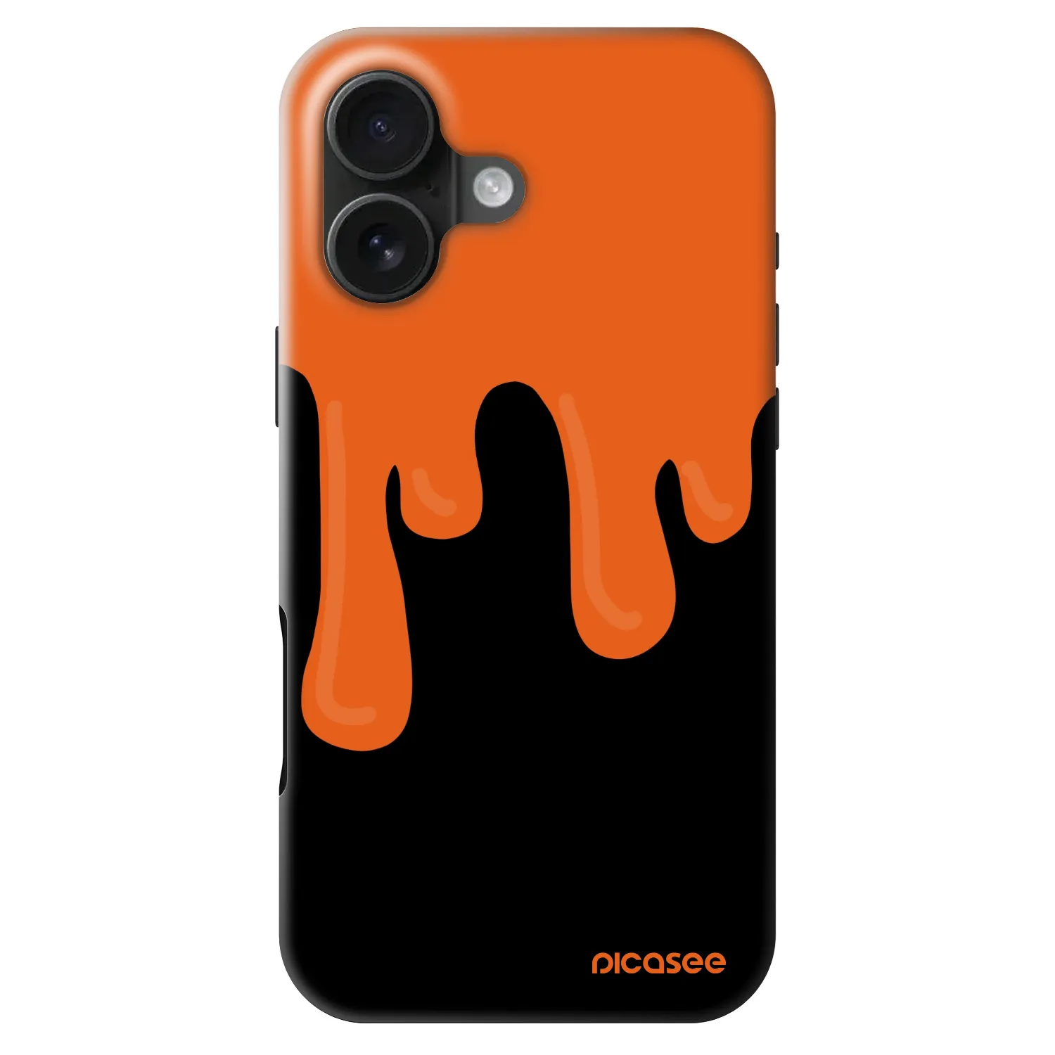Picasee Fashion Case MagSafe za Apple iPhone 16 - Orange spooky