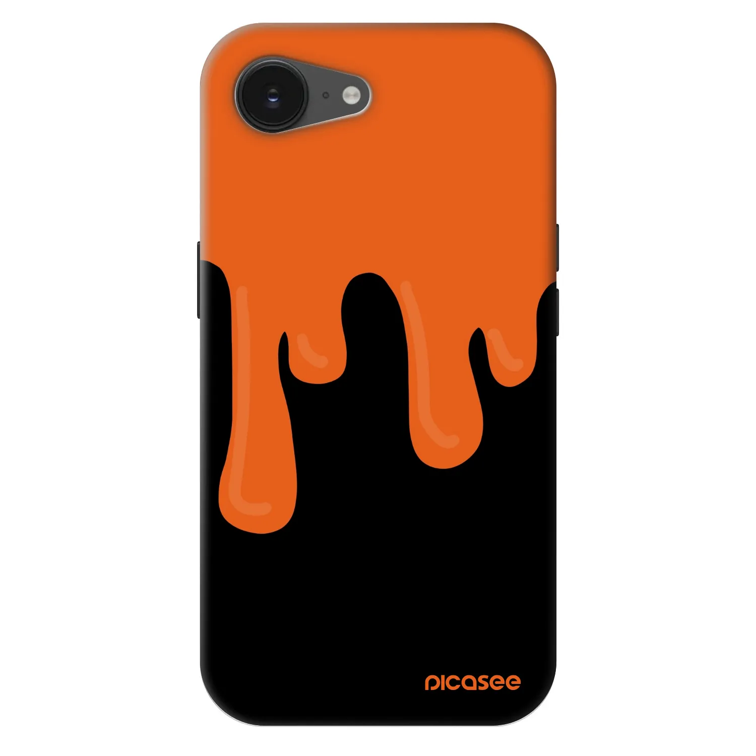 Picasee Fashion Case MagSafe za Apple iPhone 16e - Orange spooky